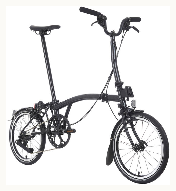 Brompton P Line Urban Schwarz - 16 Zoll - Faltrahmen (2026)