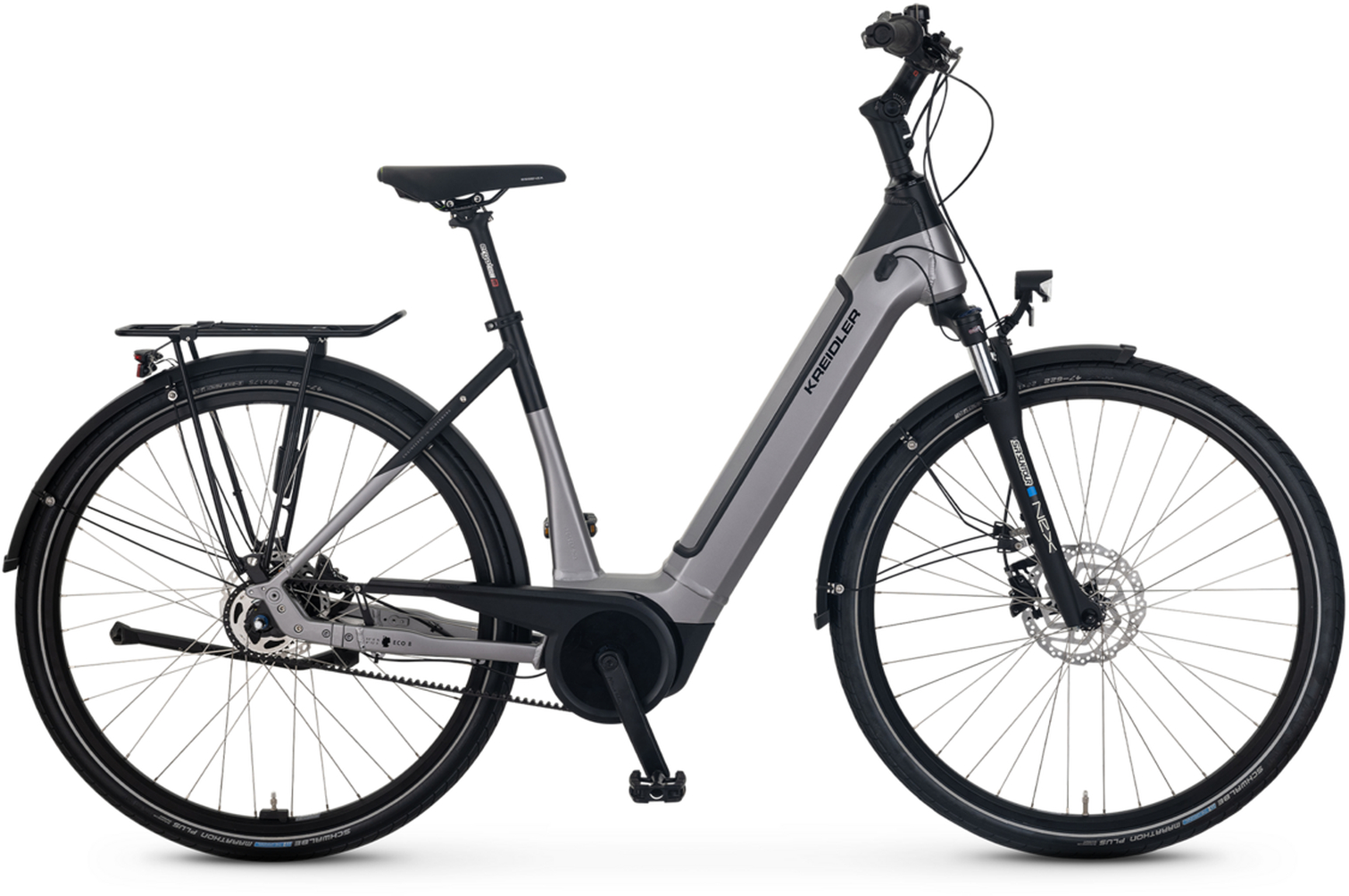 Kreidler Vitality Eco 8 Anthrazit-Matt - 625 Wh - 28 Zoll - Tiefeinsteiger (2023)