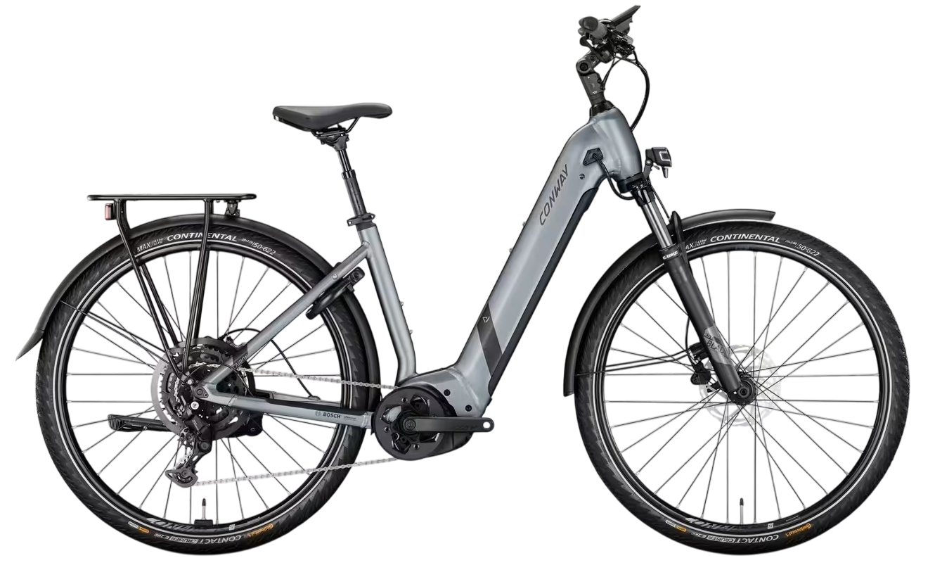 Conway Cairon T 3.0 750 SE Shadowgrey Metallic Matt / Black Metallic Matt - 750 Wh - 28 Zoll - Tiefeinsteiger (2025)