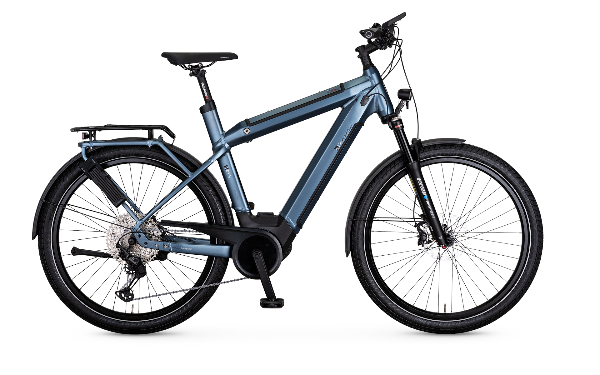 E-Bike Manufaktur 15ZEHN EXT Blau - 1125 Wh - 27.5 Zoll - Diamant