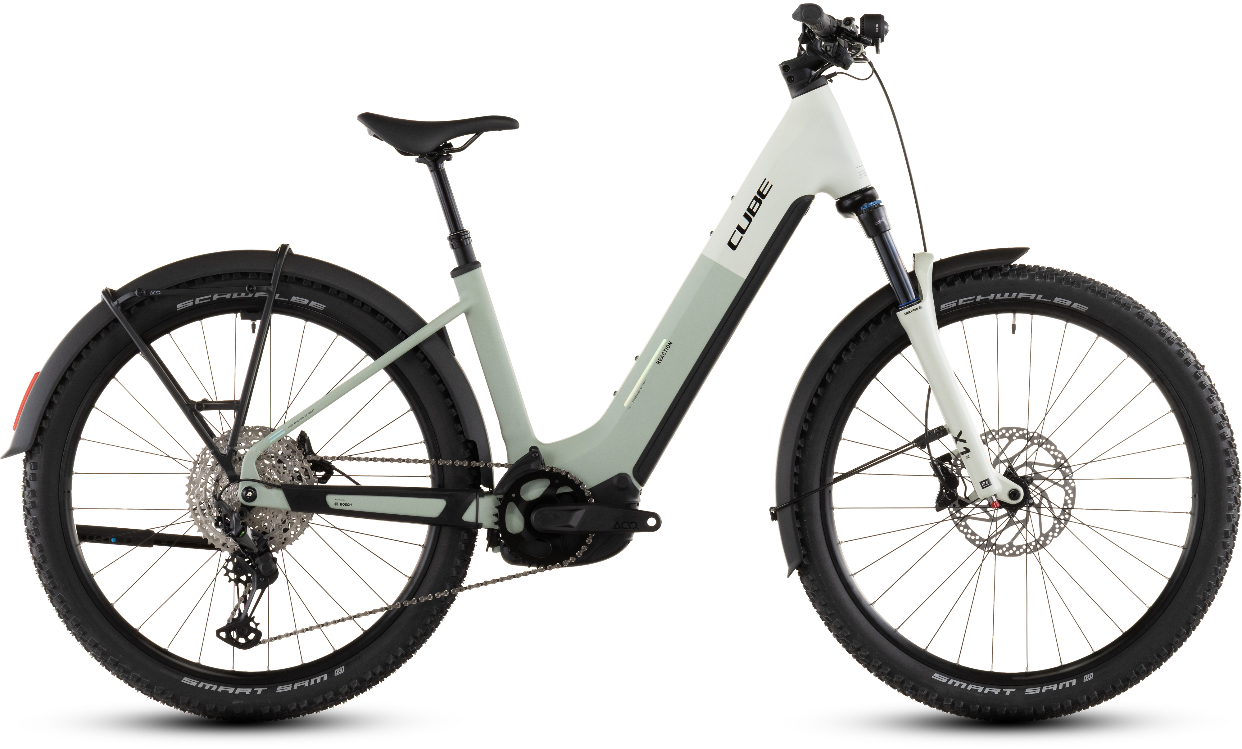 Cube Reaction Hybrid Pro 800 FE desertstone´n´driedherbs - 800 Wh - 27,5 Zoll - Tiefeinsteiger (2026)