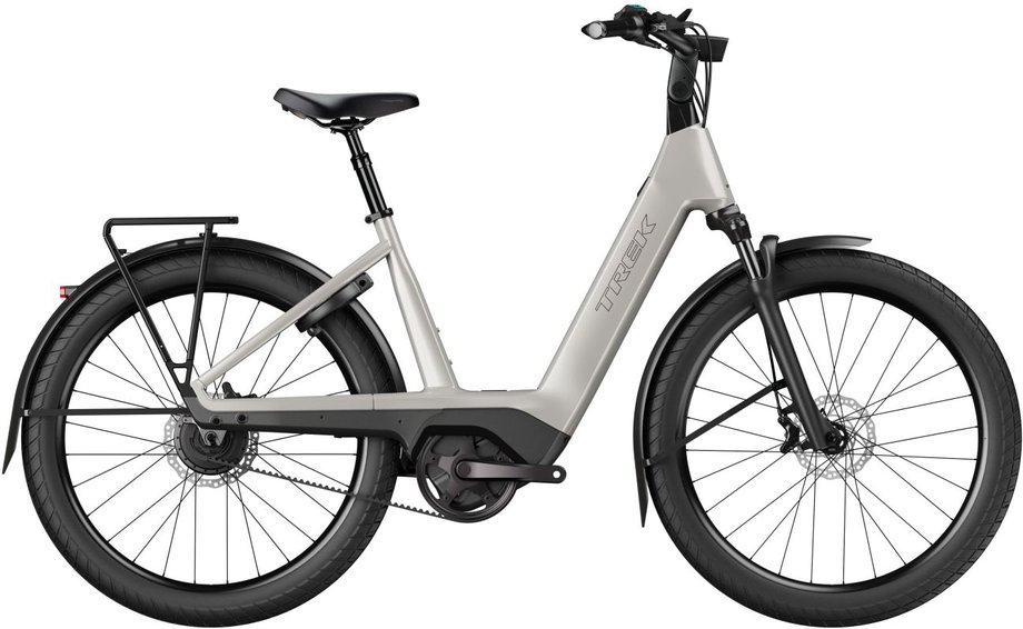 Trek Charter+ 4 Enviolo Belt Lowstep Grau Modell 2027