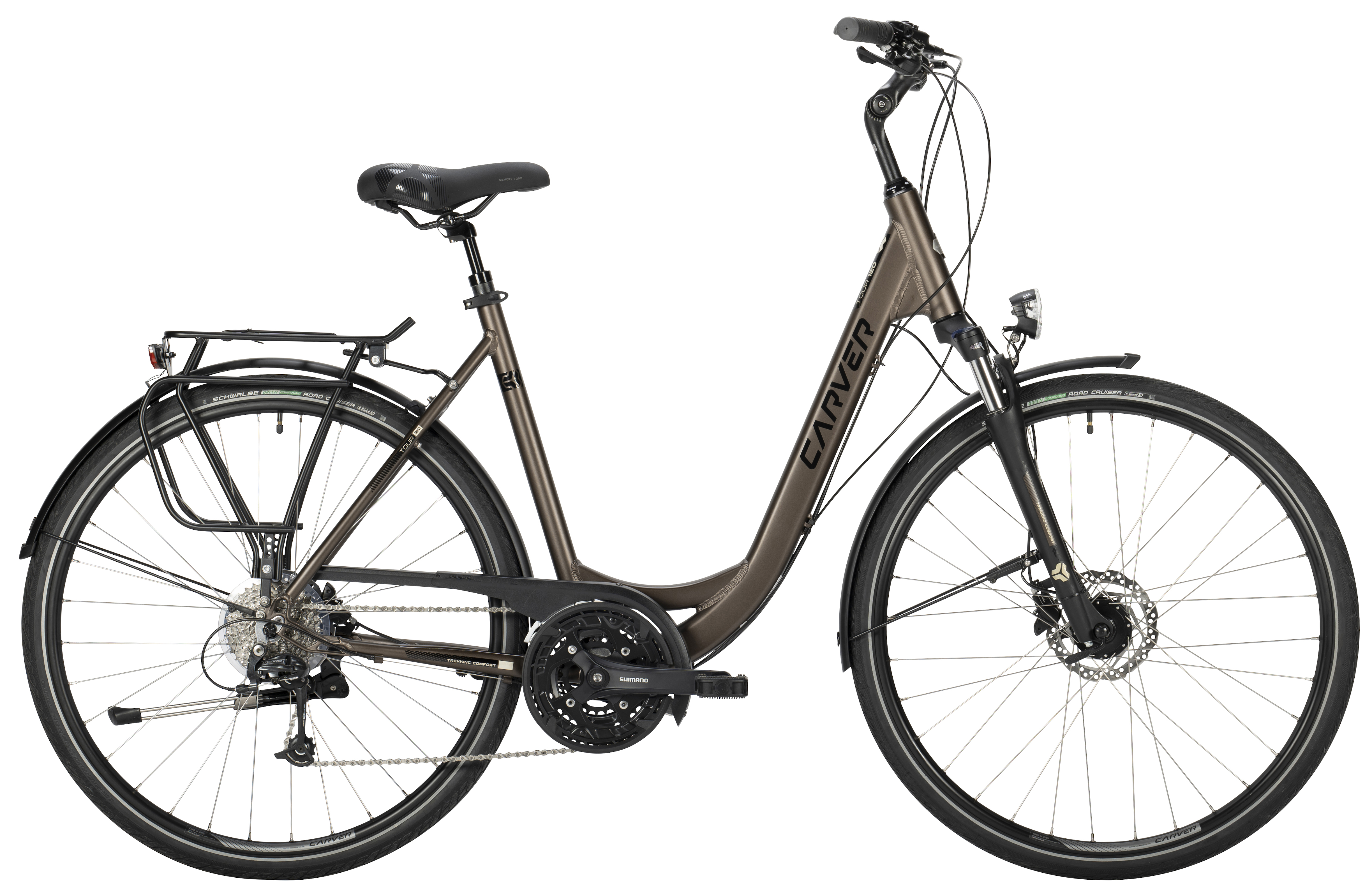 Carver Tour 120 Braun - 28 Zoll - Tiefeinsteiger (2025)