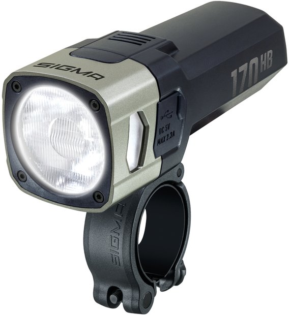 Sigma Aura 170 HB Link Frontlicht - StVZO Schwarz Modell 2026