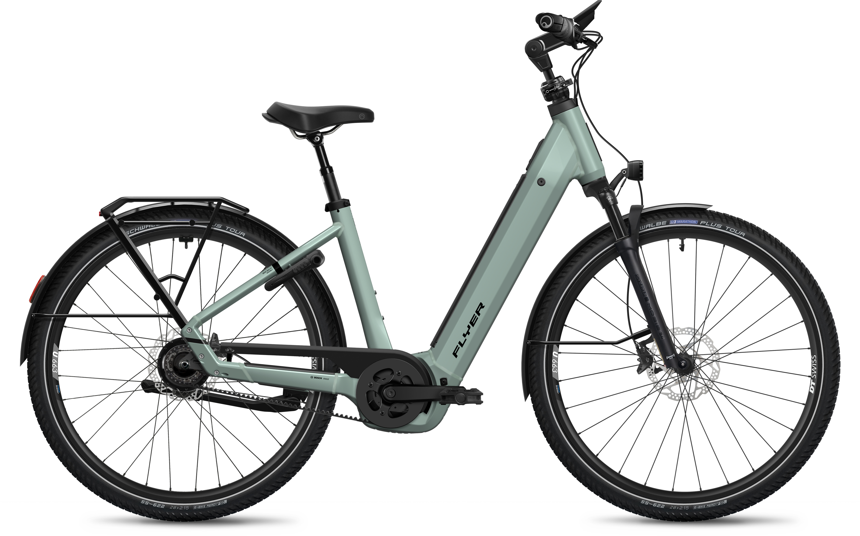 Flyer G2 Gotour 7.43 Green Shading Gloss - 800 Wh - 27,5 Zoll - Tiefeinsteiger (2025)