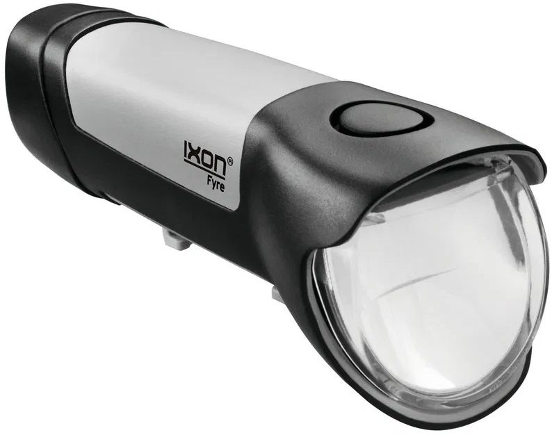 Busch und Müller Akku-LED Frontlicht Ixon Fyre, ohne Netzteil - Schwarz Silber - Größe 30 Lux