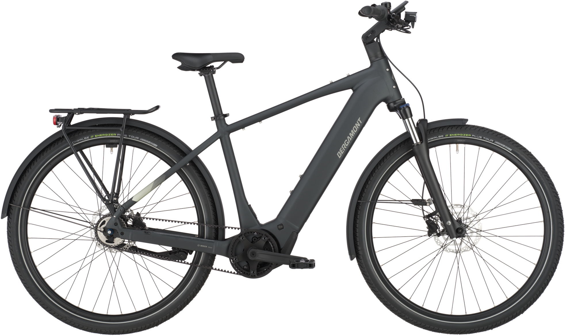 Bergamont E-Horizon Tour 20 Belt Flaky Black - 600 Wh - 28 Zoll - Diamant (2025)