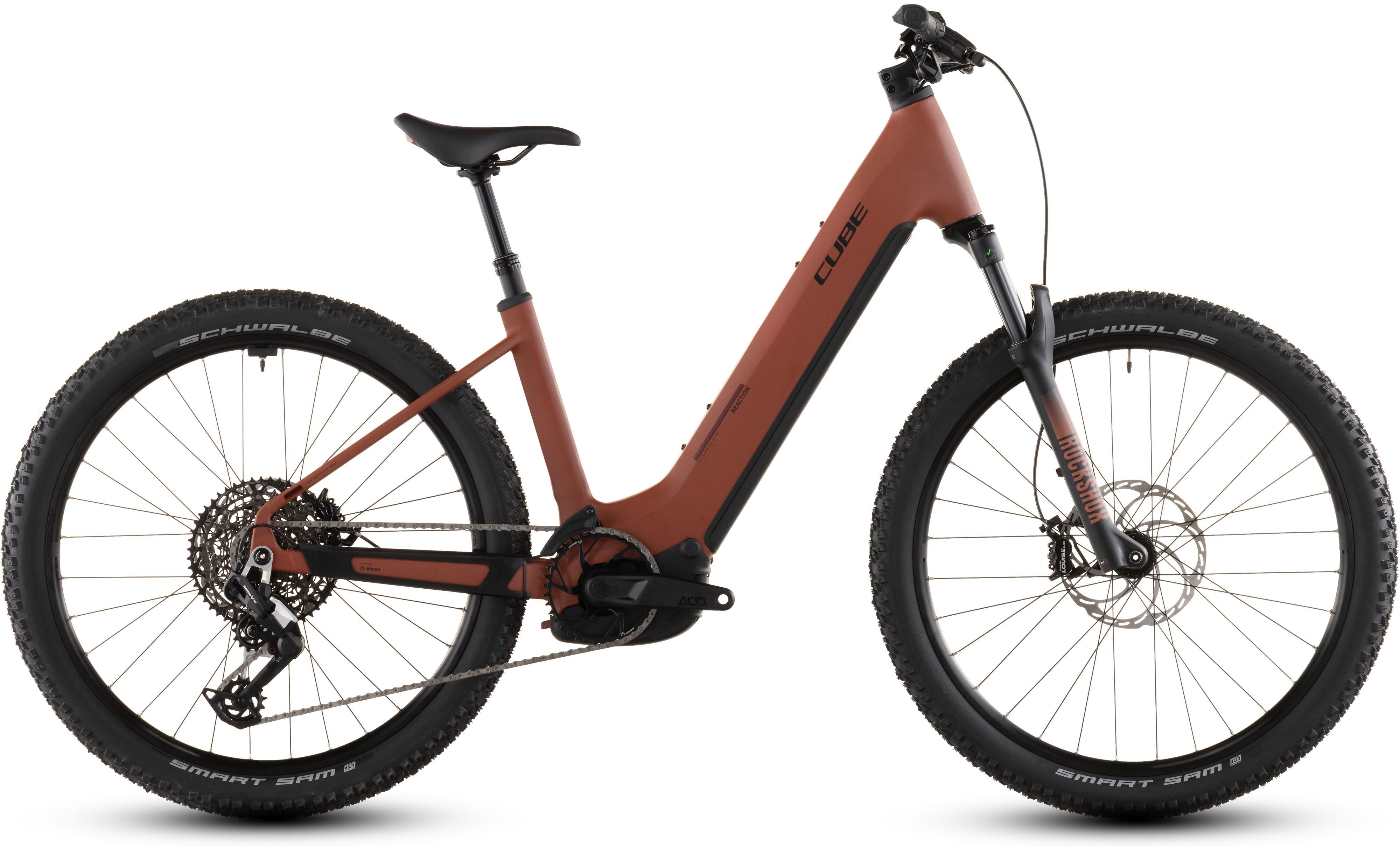 Cube Reaction Hybrid Race 800 amber´n´black - 800 Wh - 27,5 Zoll - Wave (2026)