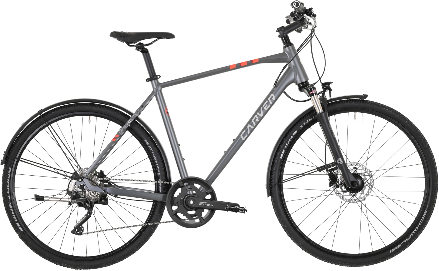 Carver Cinos Street 140 20s Grau - 28 Zoll - Diamant (2026)