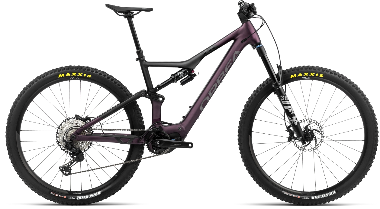 Orbea Rise H10 Metallic Mulberry-Black (Matt) - 540 Wh - 29 Zoll - Fully (2024)