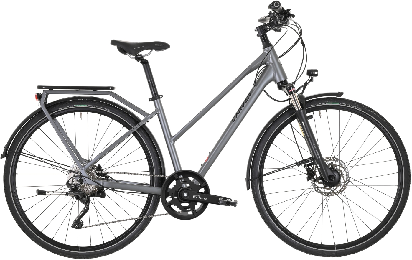 Carver Route 140 20s Anthracite Black Reflective - 28 Zoll - Trapez (2026)