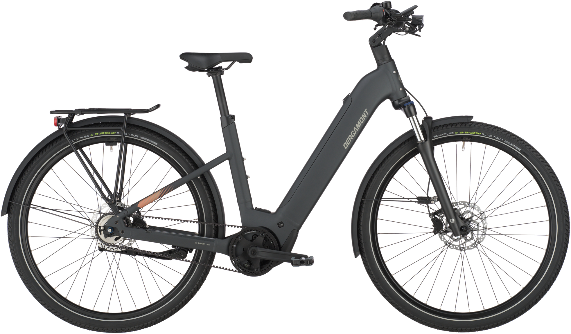 Bergamont E-Horizon Tour 20 Belt Flaky Black - 600 Wh - 28 Zoll - Wave (2025)