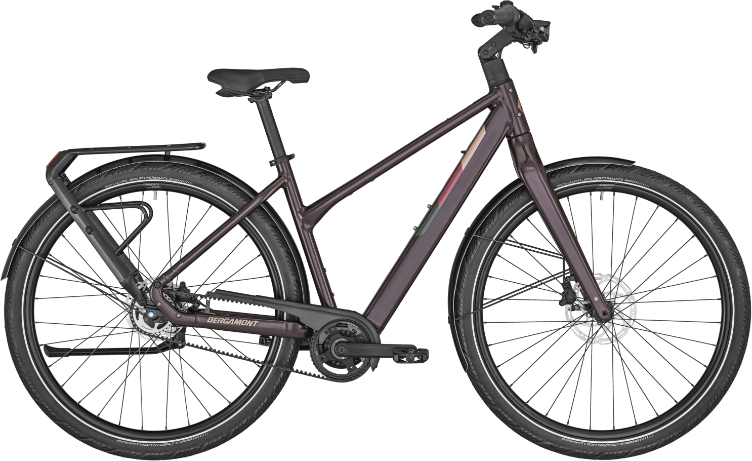 Bergamont E-Vitess Expert Lady shiny cassis red - 360 Wh - 28 Zoll - Trapez (2023)