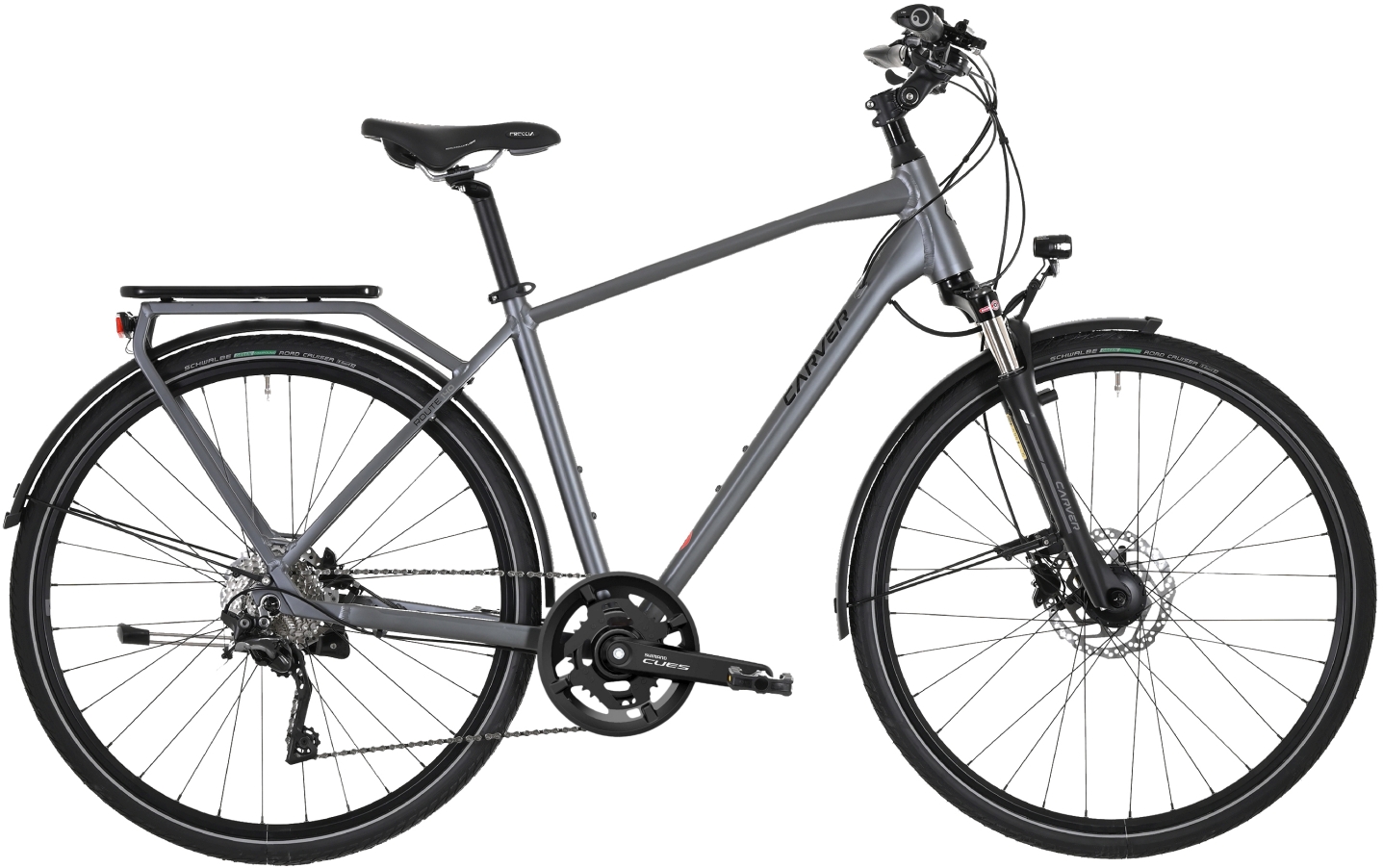 Carver Route 140 20s Anthracite Black Reflective - 28 Zoll - Diamant (2026)
