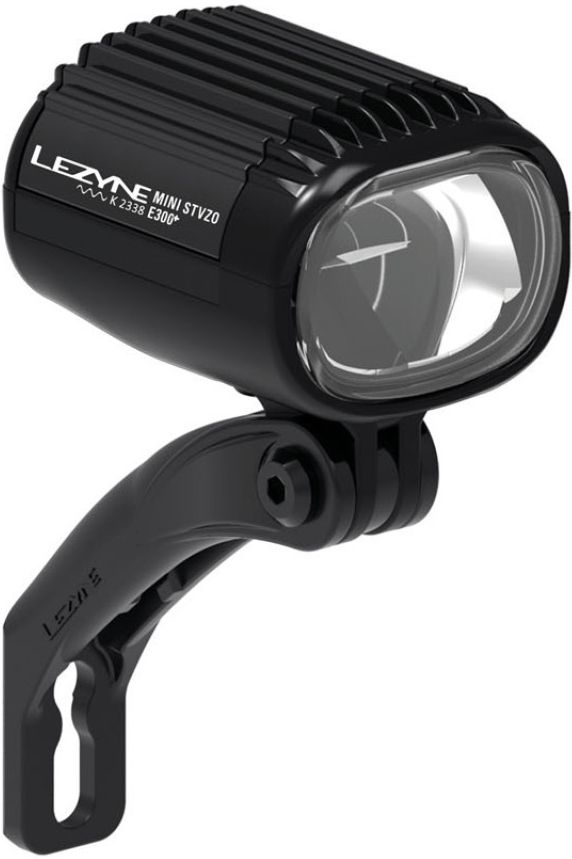 Lezyne Mini E300+ E-Bike Scheinwerfer StVZO - mattschwarz - Größe 300 Lumen