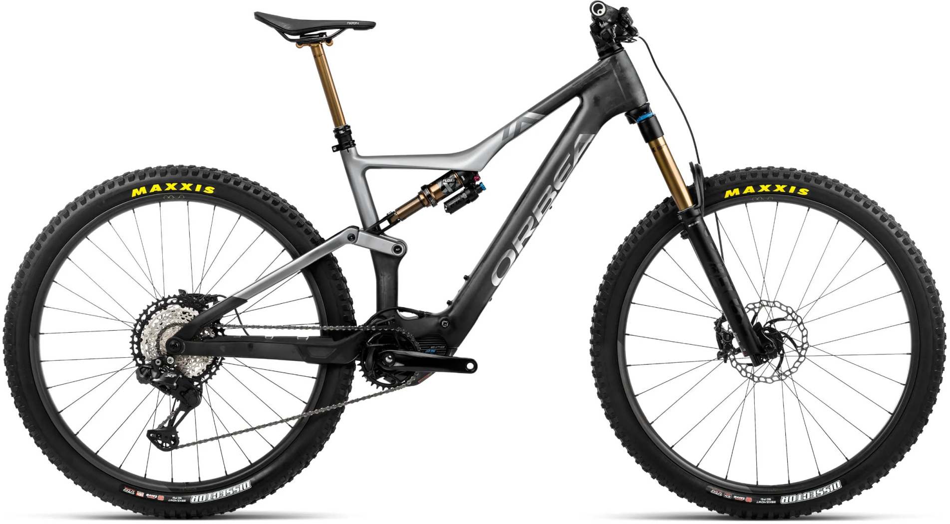 Orbea Rise M-Team Carbon Raw-Shark Grey - 360 Wh - 29 Zoll - Fully (2024)