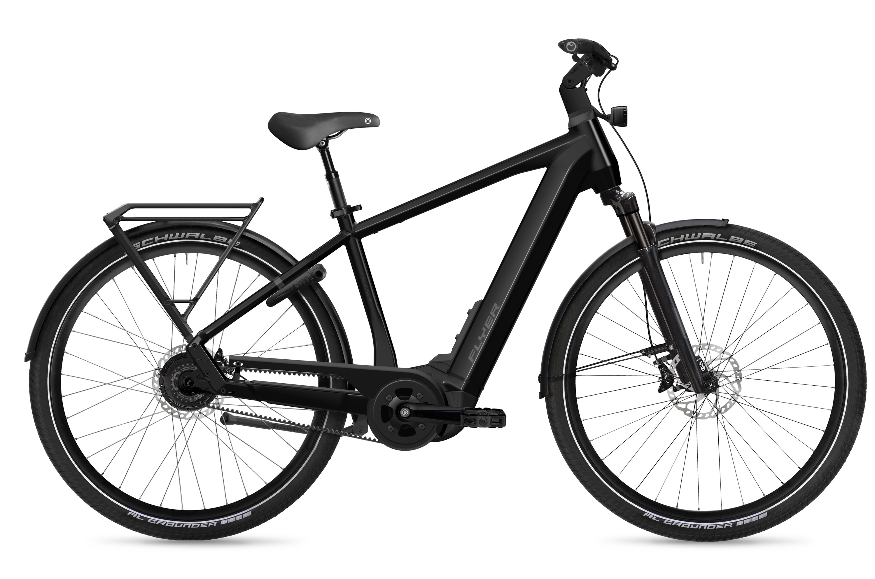 Flyer Upstreet 7.23 Pearl Black Gloss - 750 Wh - 28 Zoll - Diamant (2025)