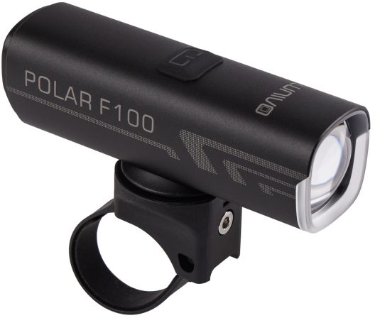 Lunivo POLAR F100 Alu Akku Frontlicht - StVZO - schwarz - Größe 100 Lux