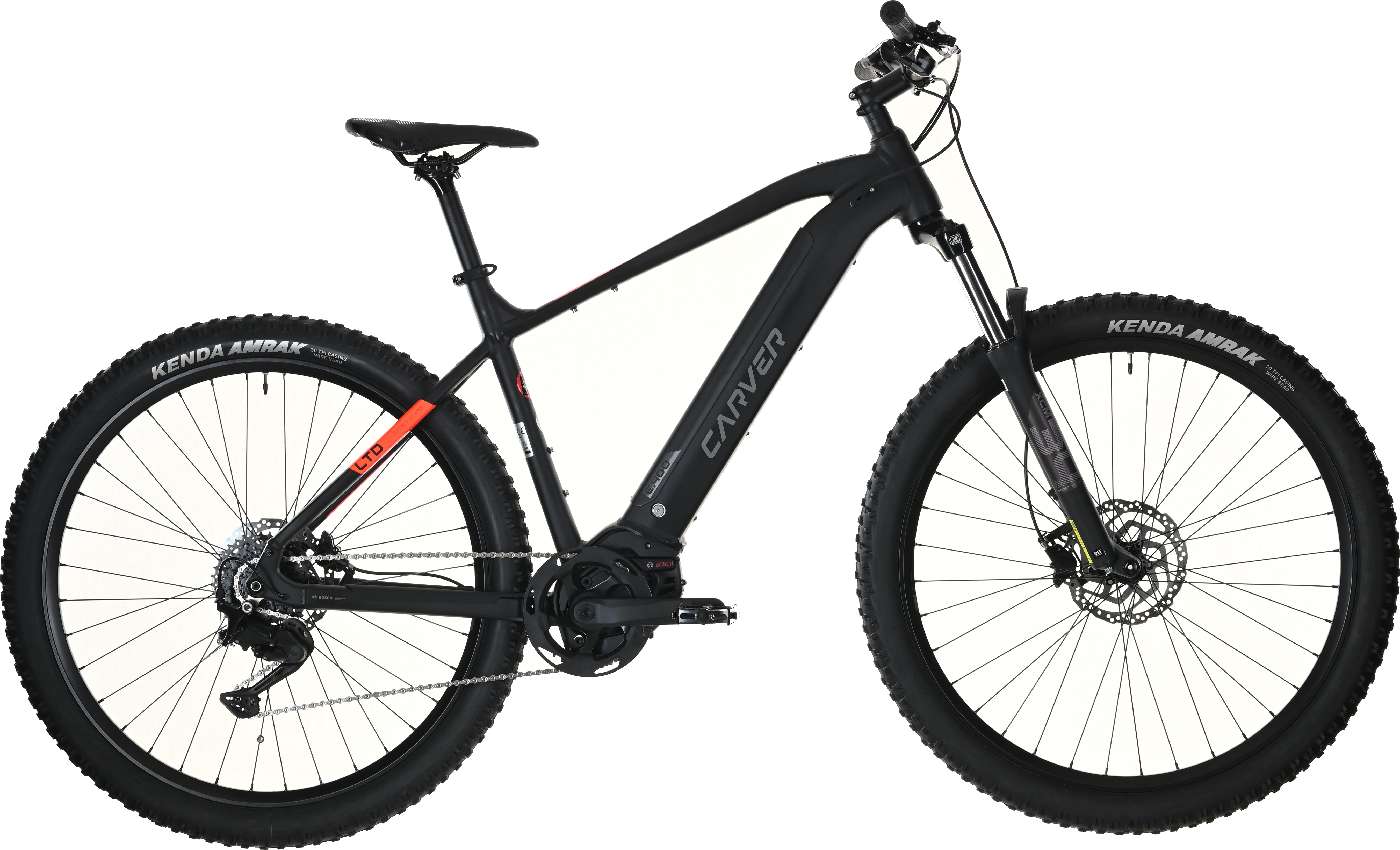 Carver Strict E.400 LTD Black-Anthracite-Red - 400 Wh - 29 Zoll - Diamant (2025)
