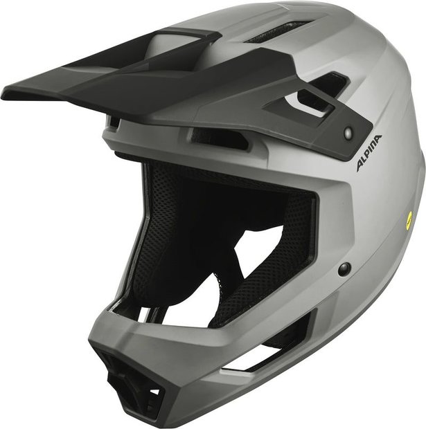 ALPINA Fahrradhelm Fullface Pikes Mips grau | 52-55CM