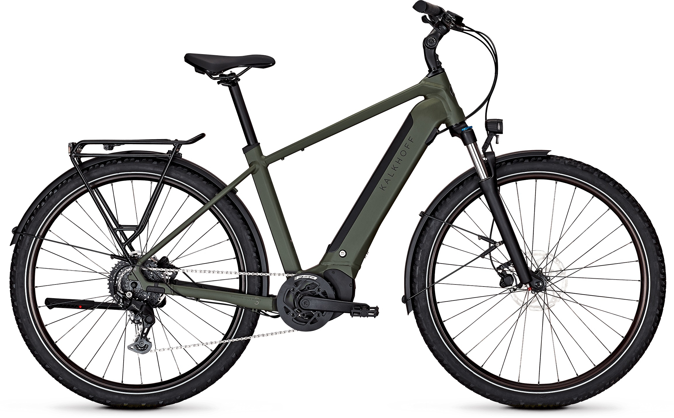 Kalkhoff Entice 5 Season Huntsmengreen matt - 625 Wh - 29 Zoll - Diamant (2025)