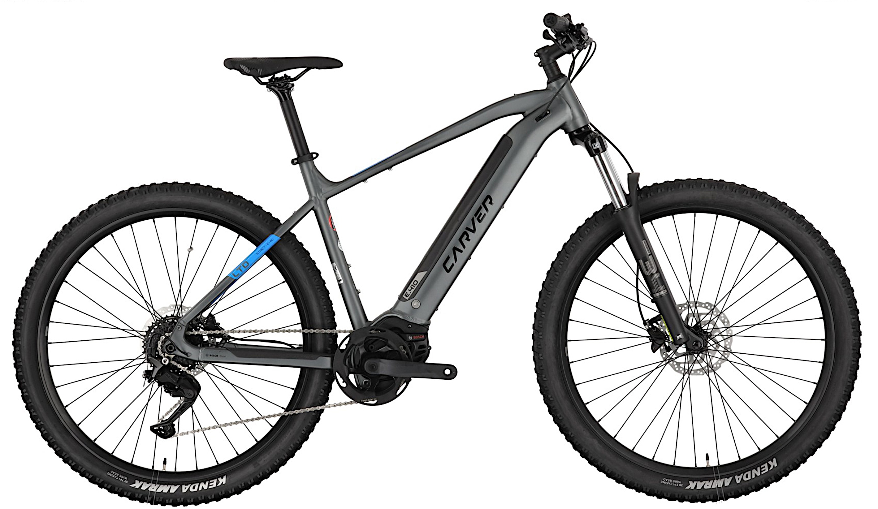 Carver Strict E.410 LTD Anthracite-Black-Blue - 500 Wh - 29 Zoll - Diamant (2025)