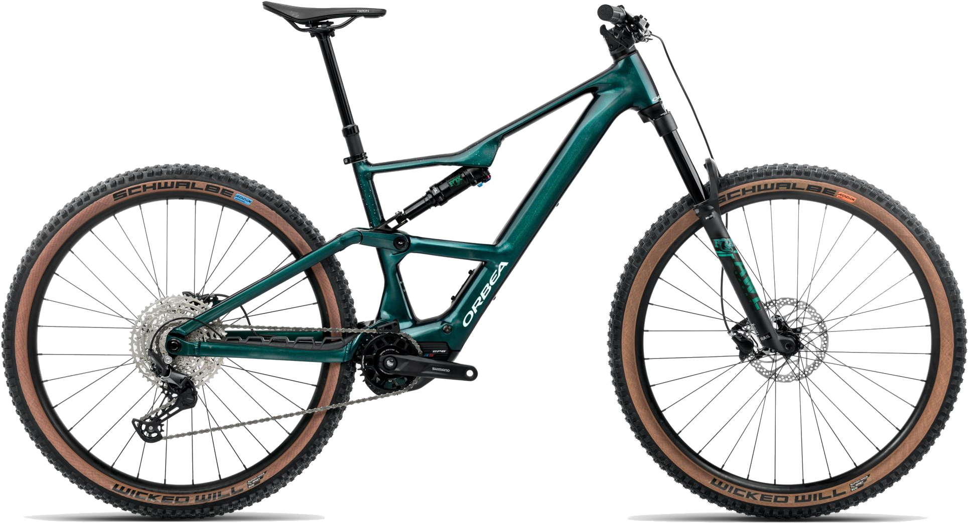 Orbea Rise SL H30 Escape Green - Splash Ice Green - 540 Wh - 29 Zoll - Fully (2026)