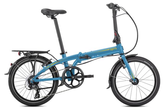Aluminium - Faltrad-Klapprad - Tern Link C8 - 2023 - 20 Zoll - Faltrahmen