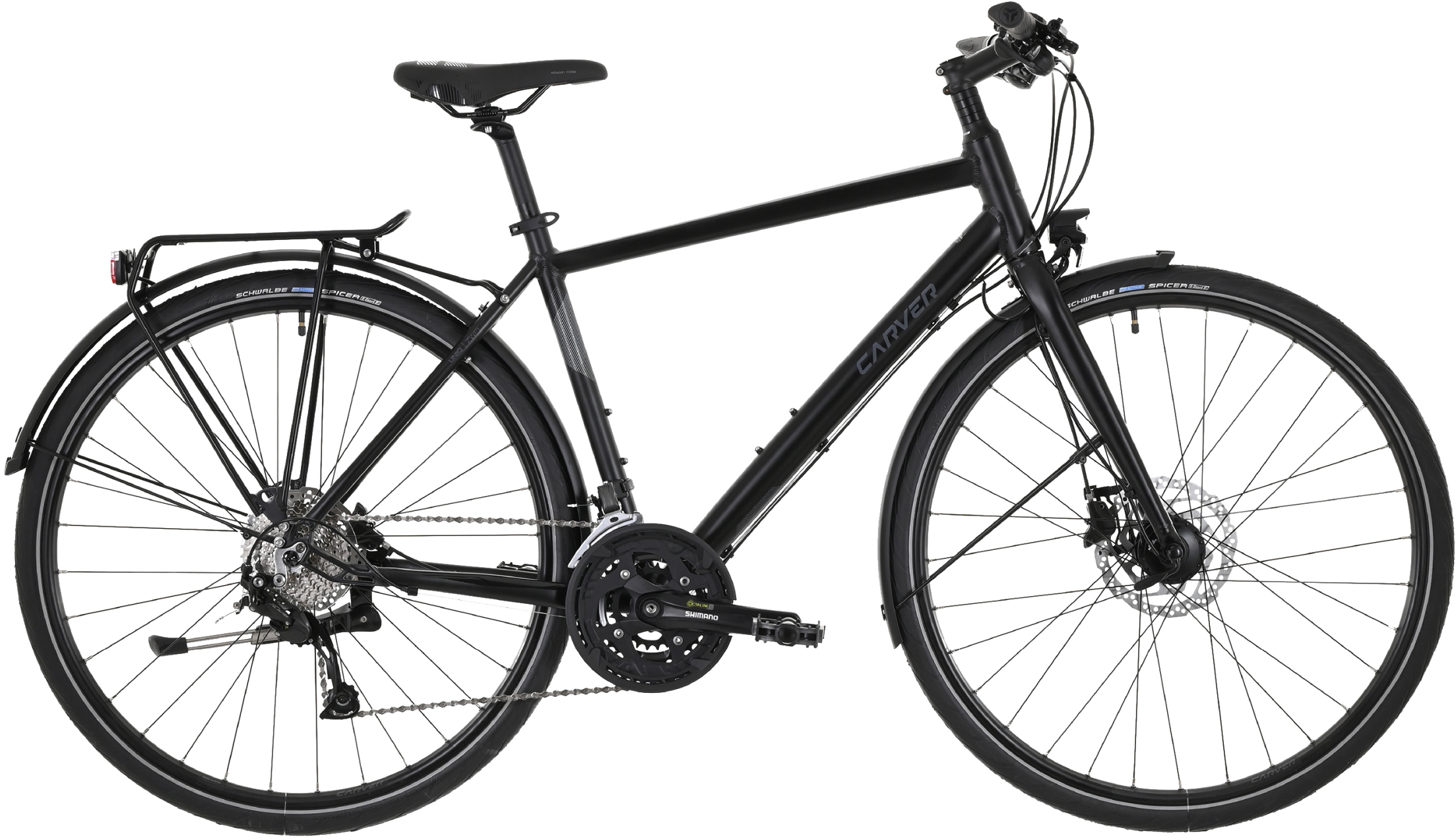 Carver Uniq Zwei Schwarz - 28 Zoll - Diamant (2025)