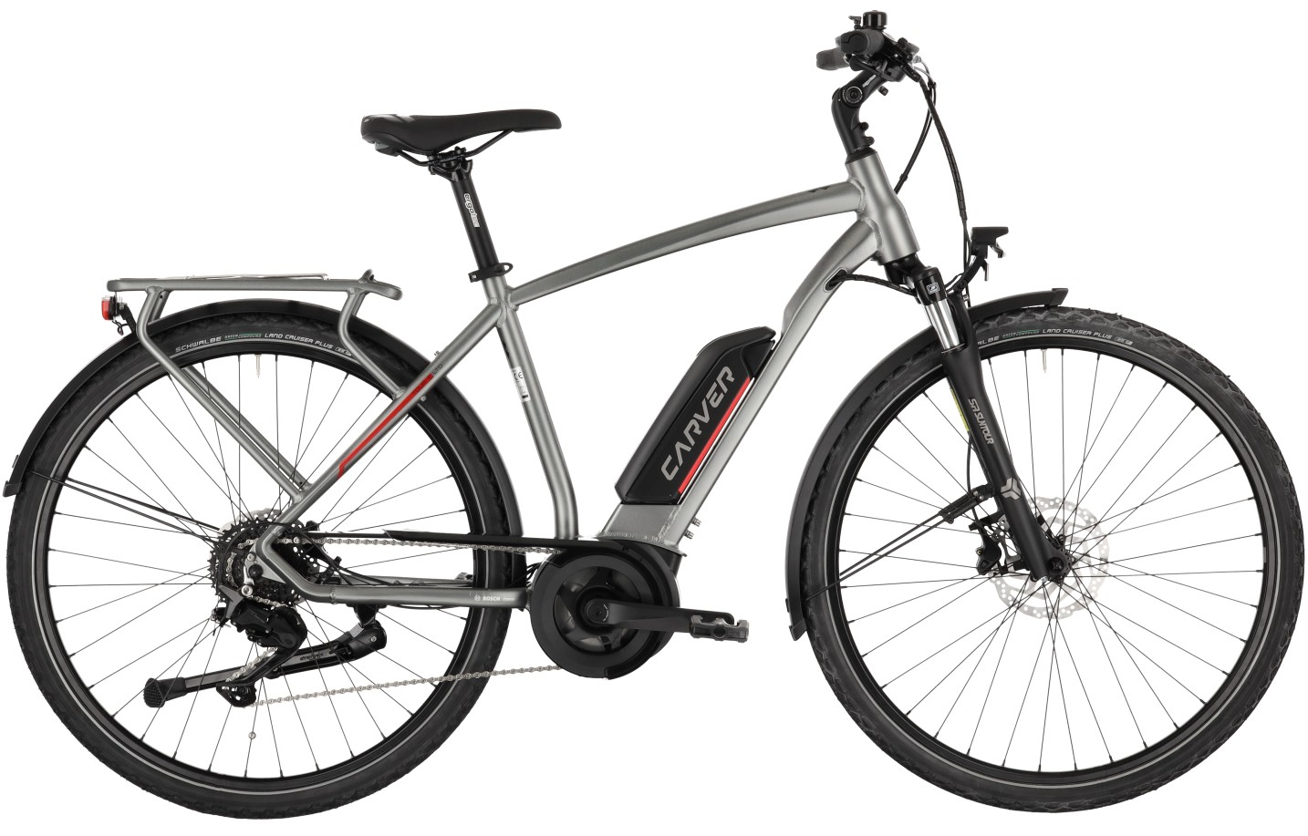 Carver Tour E LTD Grau - 400 Wh - 28 Zoll - Diamant (2025)