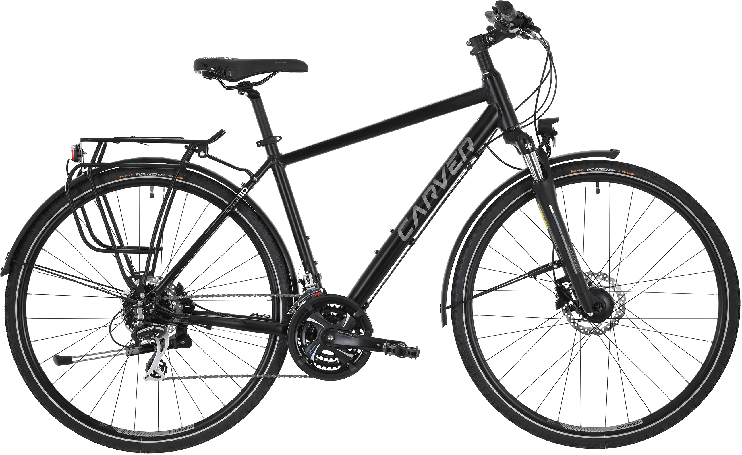 Carver Route 110 Schwarz - 28 Zoll - Diamant (2025)