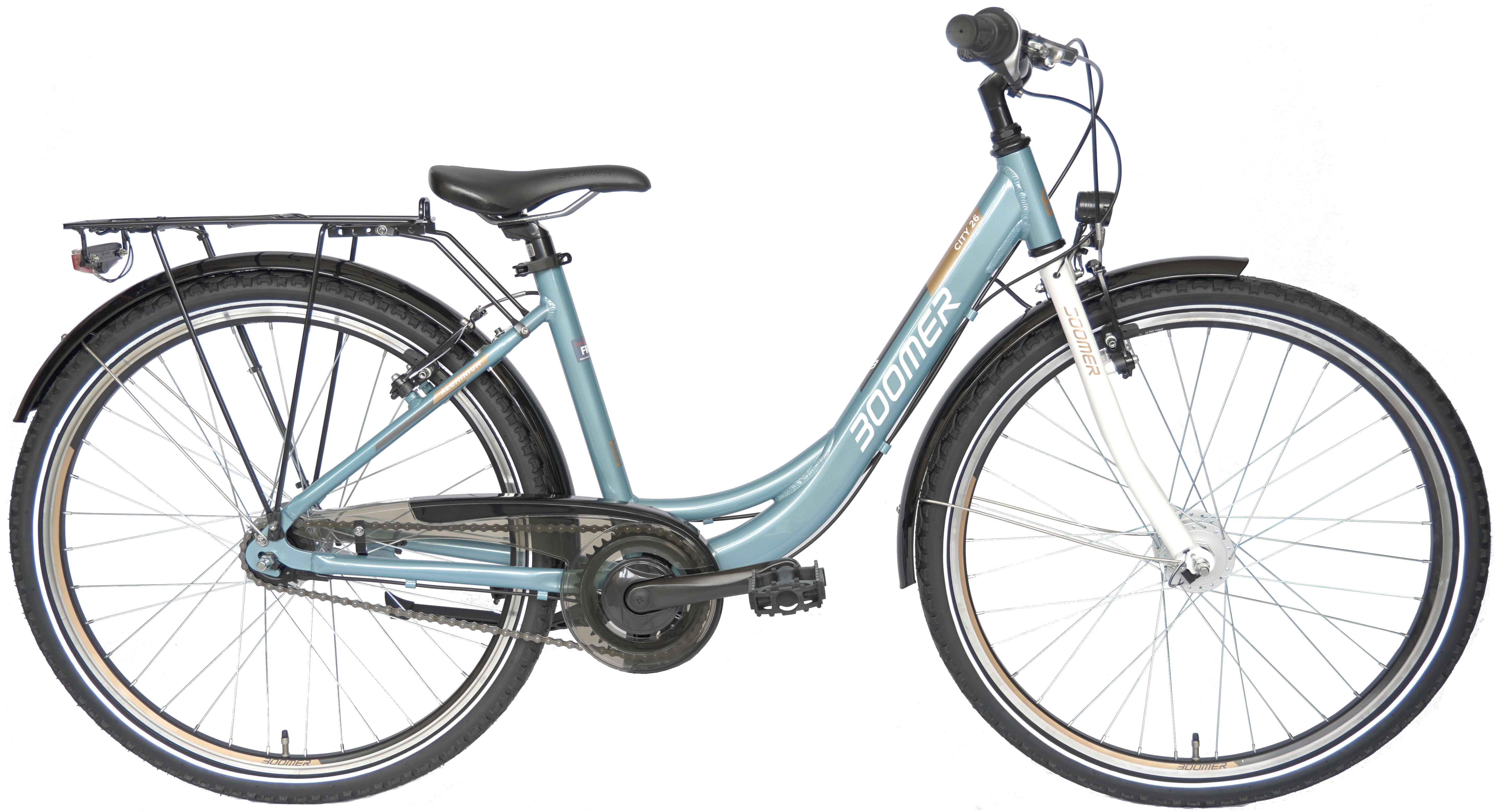 Boomer City 26 N7 Grau - 26 Zoll - Tiefeinsteiger (2024)