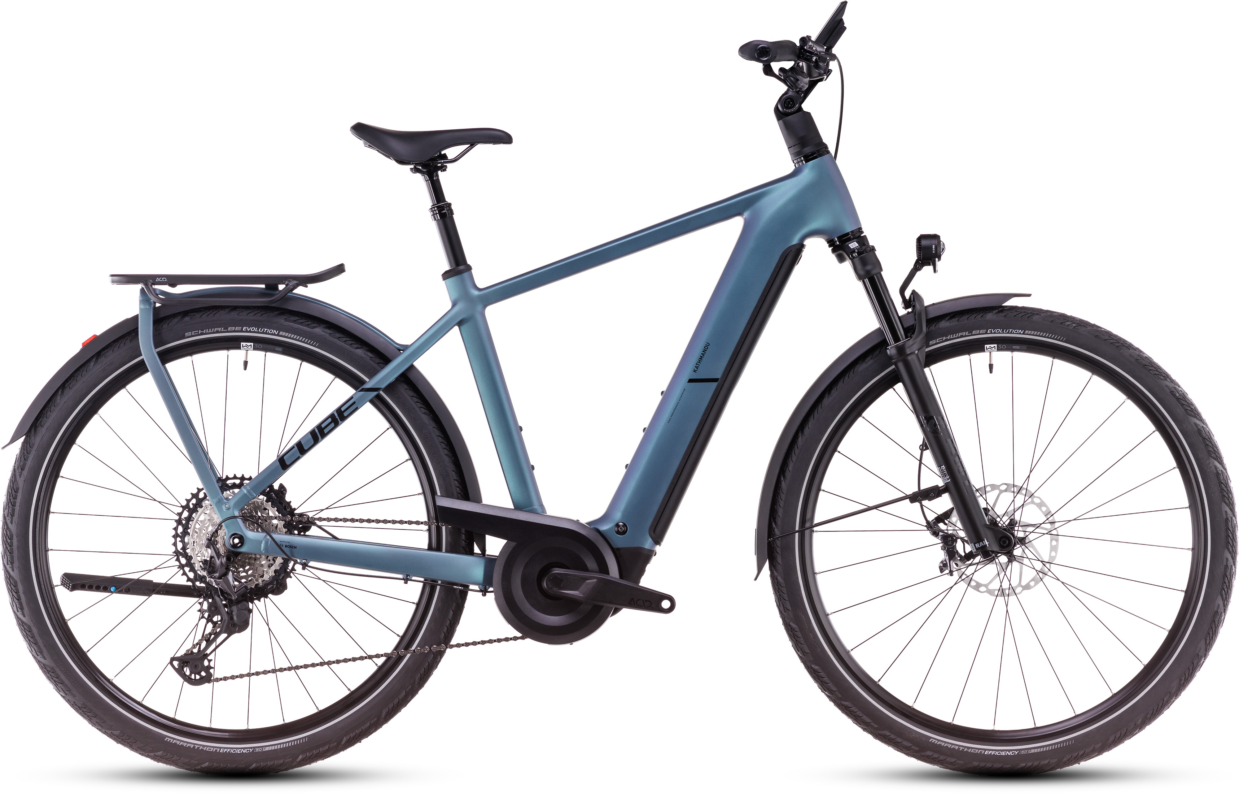 Cube Kathmandu Hybrid SLX 800 Smaragdgrey´n´black - 800 Wh - 28 Zoll - Diamant (2025)