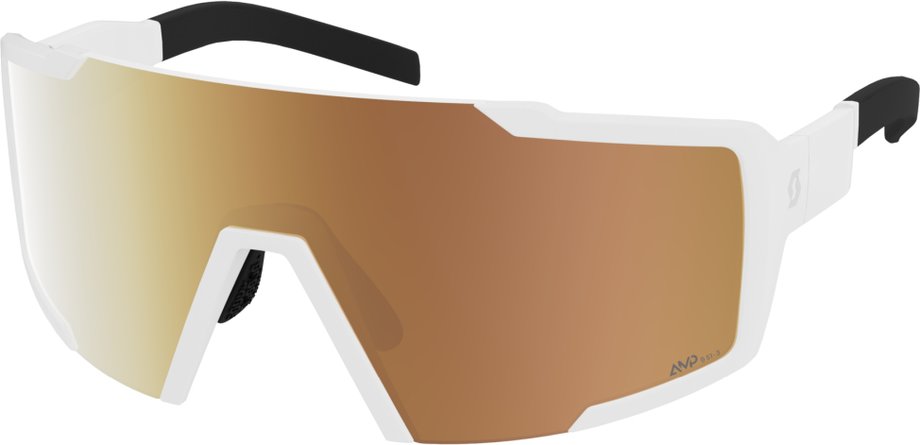 Scott Shield Mattweiß - AMP LS Gold verspiegelt S1-3 Weiß Modell 2026