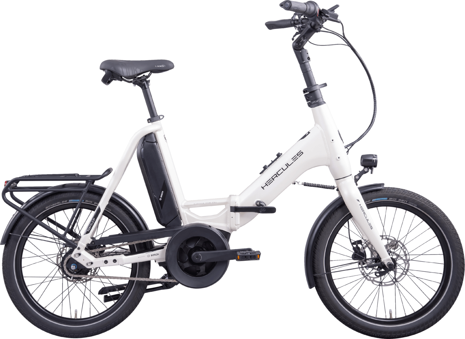 Hercules Rob Fold F8+ Pearlwhite-glossy - 545 Wh - 20 Zoll - Faltrahmen (2026)