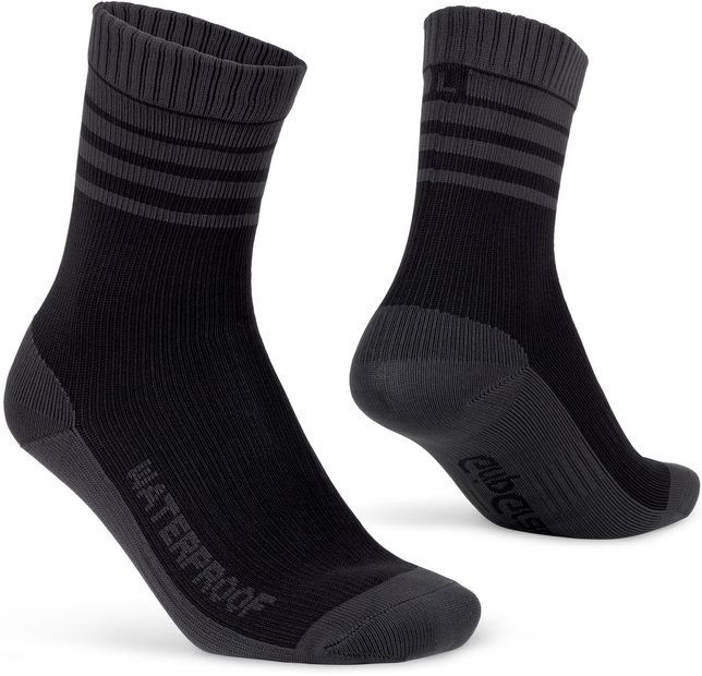 GRIPGRAB Wasserdichte Wintersocken mit Merinofutter Schwarz Modell 2026