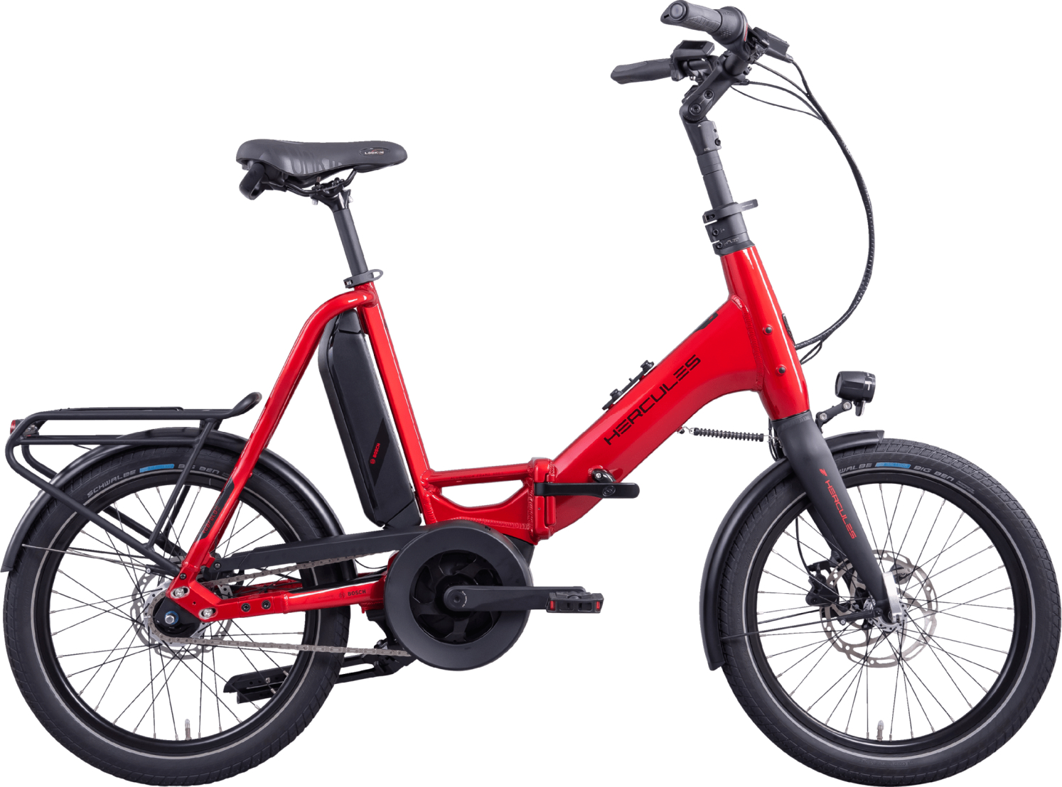 Hercules Rob Fold F7 Red metallic-glossy - 400 Wh - 20 Zoll - Faltrahmen (2026)
