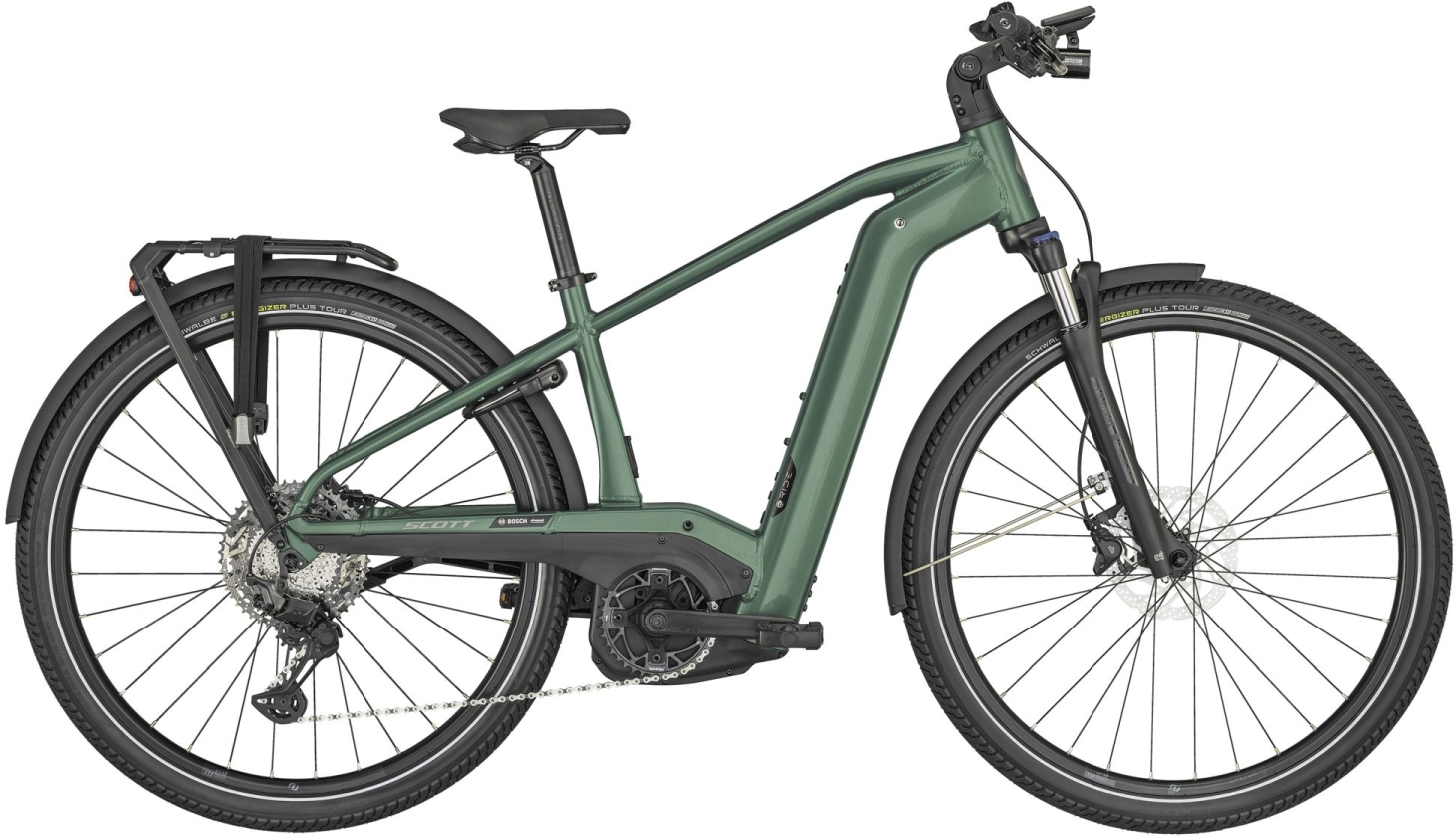 Scott Sub Sport eRIDE 10 Malachite Green - 750 Wh - 28 Zoll - Diamant (2024)