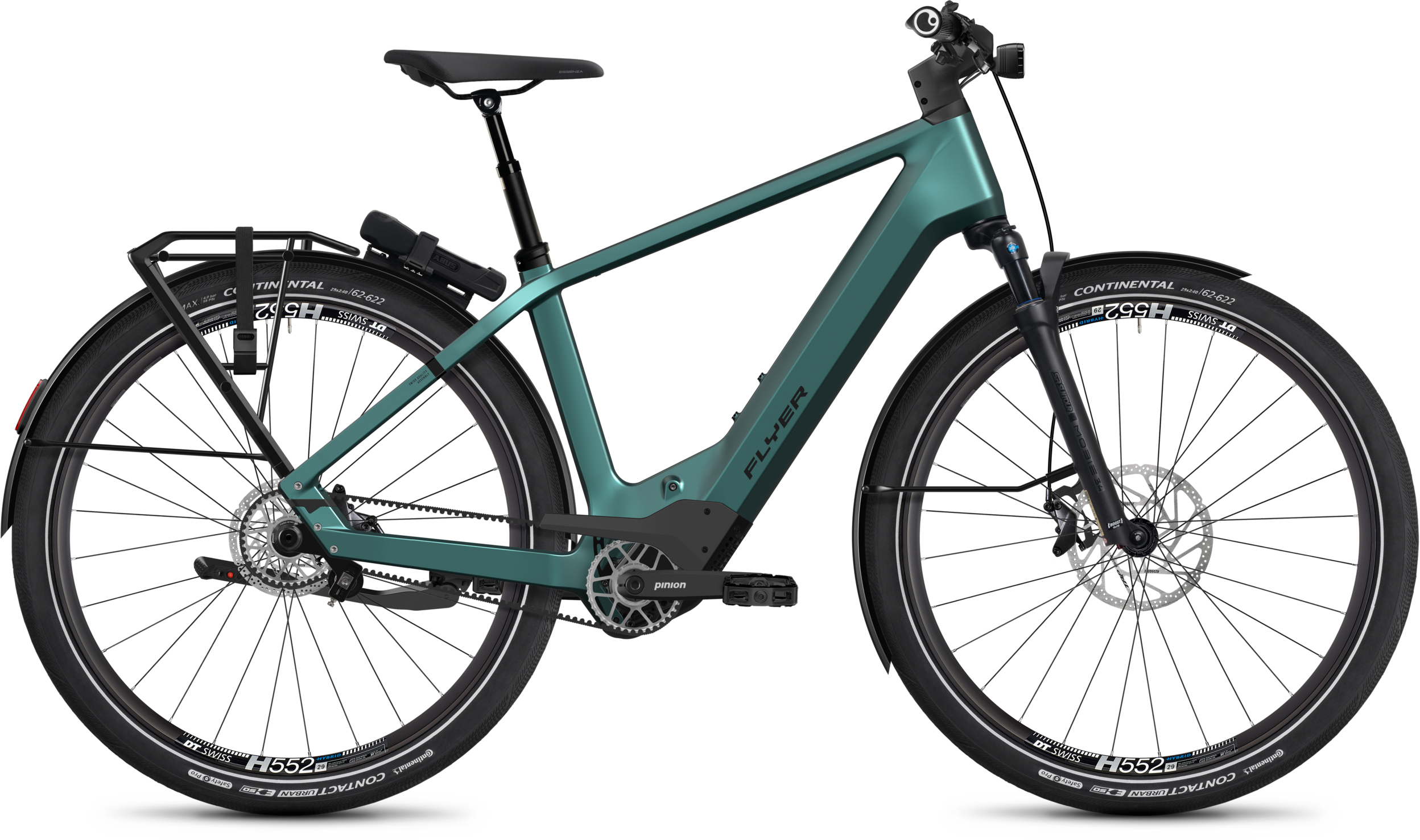 Flyer G1 Upstreet TR:CF 7.63 Jasper Green Satin - 700 Wh - 29 Zoll - Diamant (2026)