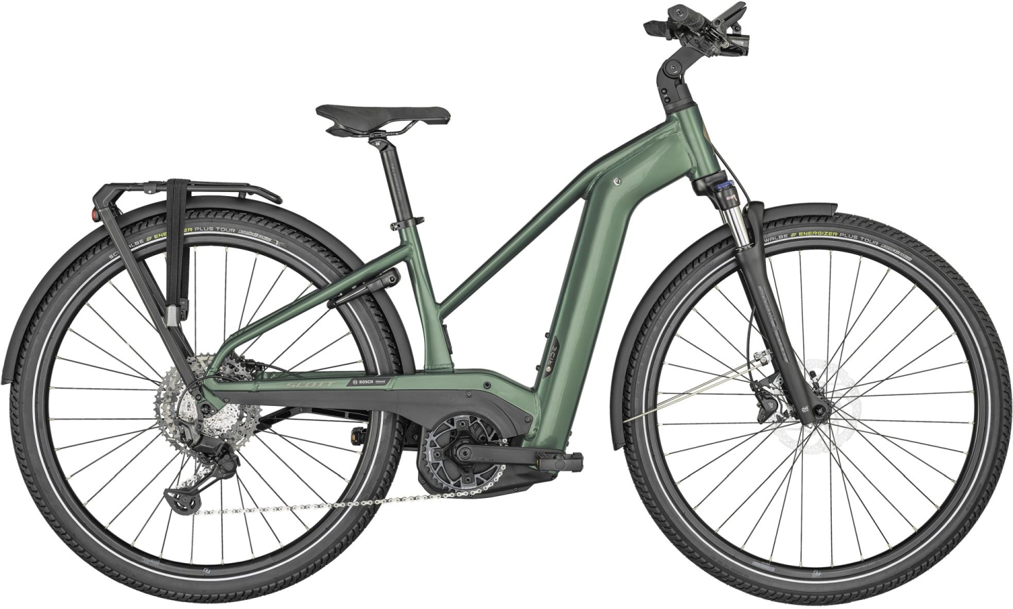 Scott Sub Sport eRIDE 10 Lady Malachite Green - 750 Wh - 28 Zoll - Trapez (2024)