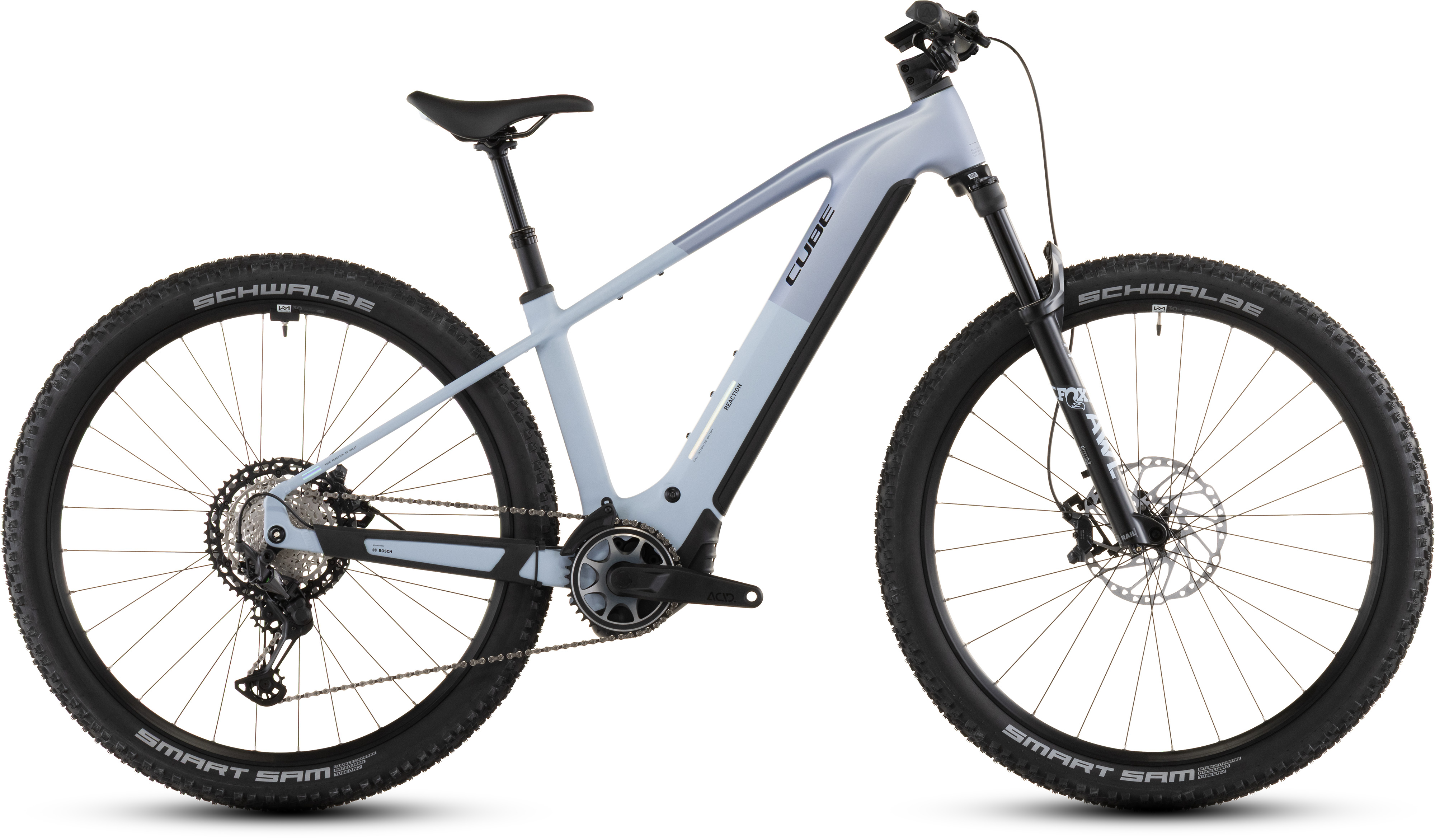 Cube Reaction Hybrid SLX 800 gauzegrey´n´iceblue - 800 Wh - 29 Zoll - Diamant (2026)