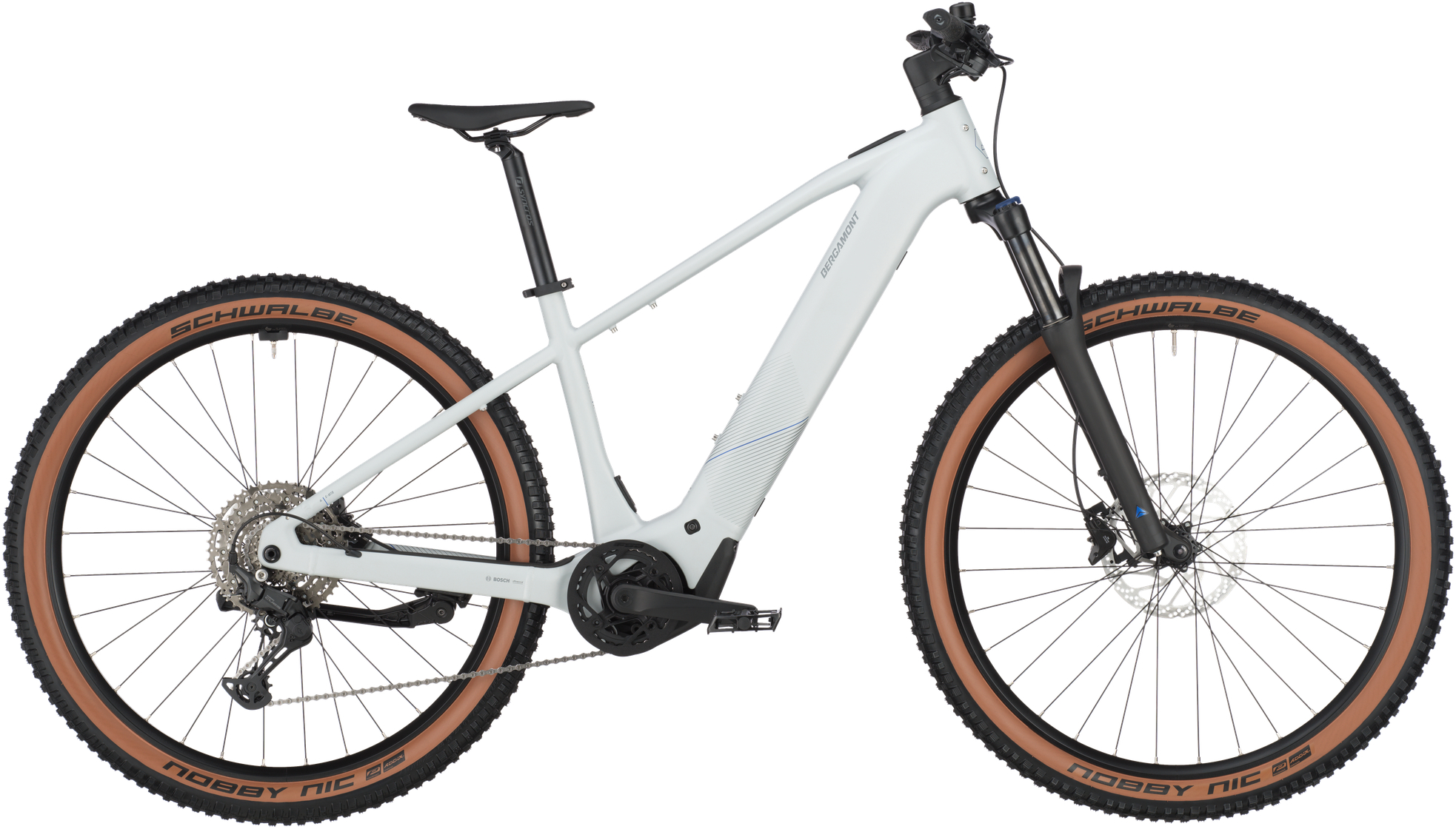 Bergamont E-Revox Sport 20 Argento White - 600 Wh - 29 Zoll - Diamant (2025)