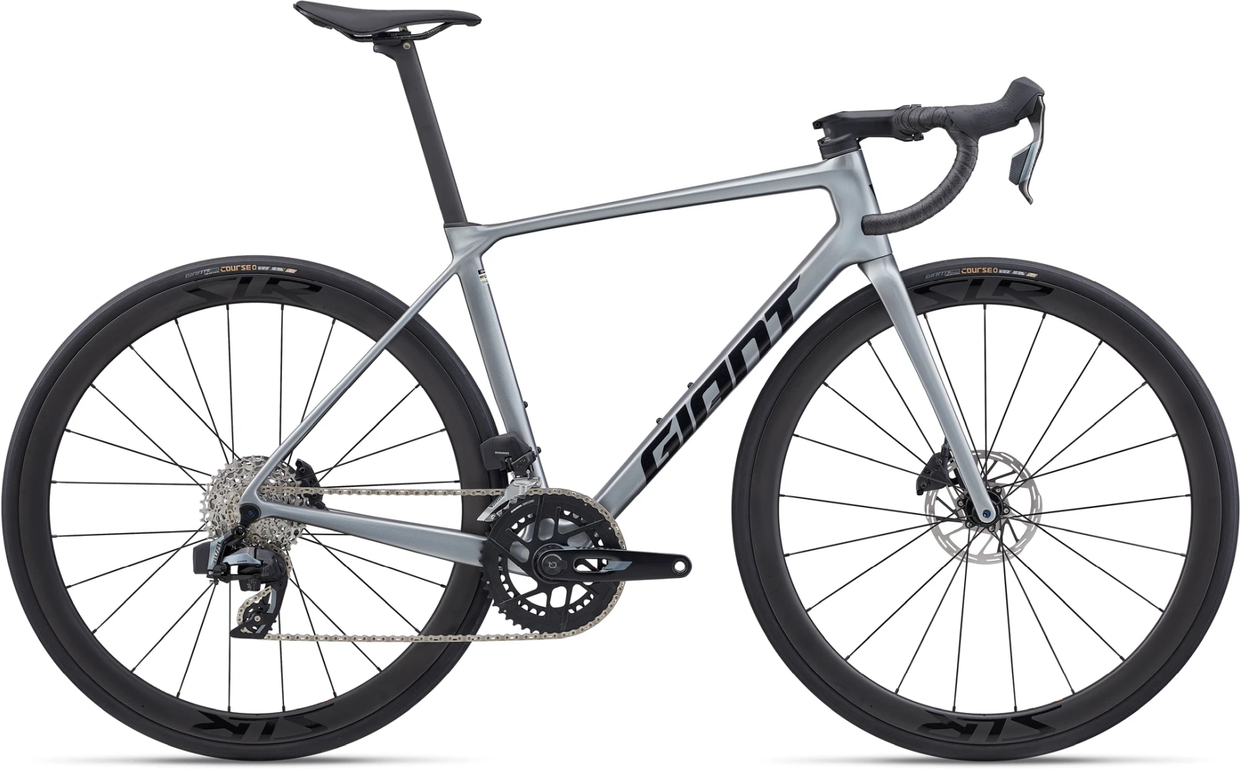 Giant TCR Advanced Pro 1-AXS Tech Silver - 28 Zoll - Diamant (2026)