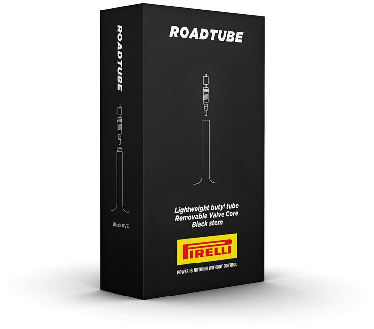 Pirelli Pirelli RoadTube Rennrad Schlauch Presta - 60 mm - black w / black valve - Größe 23/30-622