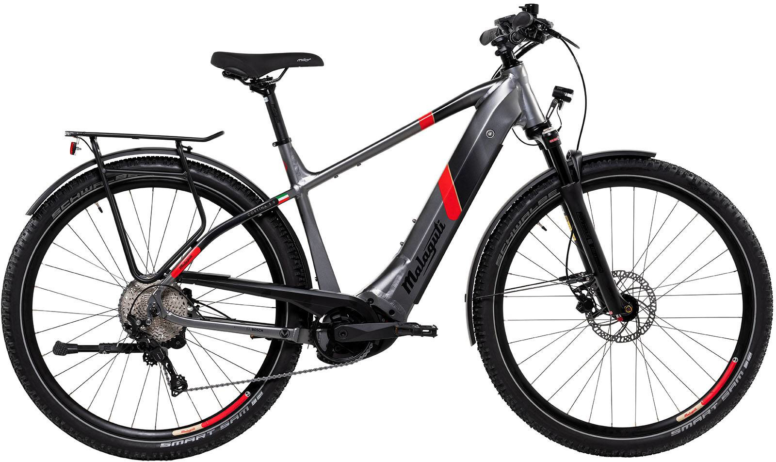 Malaguti Cortina TR 5.1 Grausilber - 750 Wh - 29 Zoll - Diamant (2022)