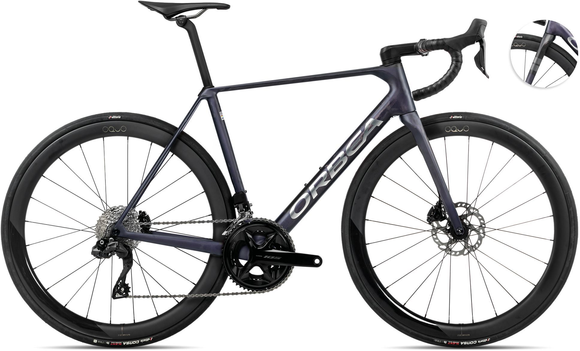 Orbea Orca M30i LTD PWR Tanzanite (Matt) - Carbon Raw (Matt) - 28 Zoll - Diamant (2025)