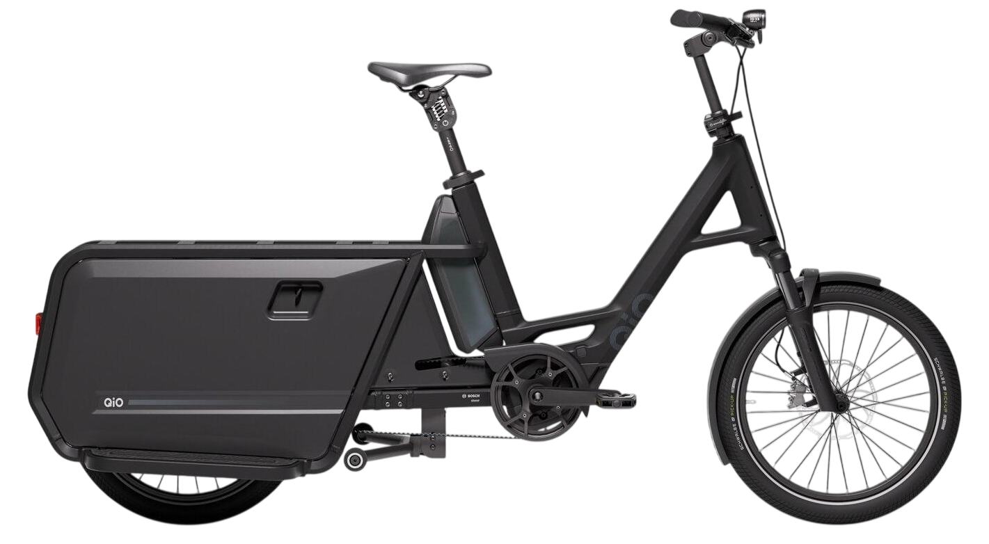 QiO Long CLA Night Black Matt - 800 Wh - 20 Zoll - Longtail (2026)