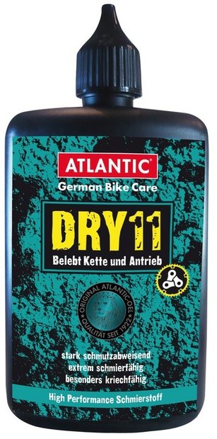 Atlantic DRY11 Kettenöl, Tropfflasche - 125ml Schwarz Modell 2025