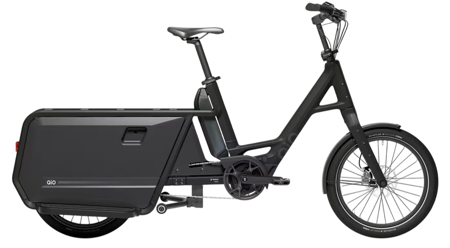 QiO Long P9 Night Black Matt - 545 Wh - 20 Zoll - Compact (2026)