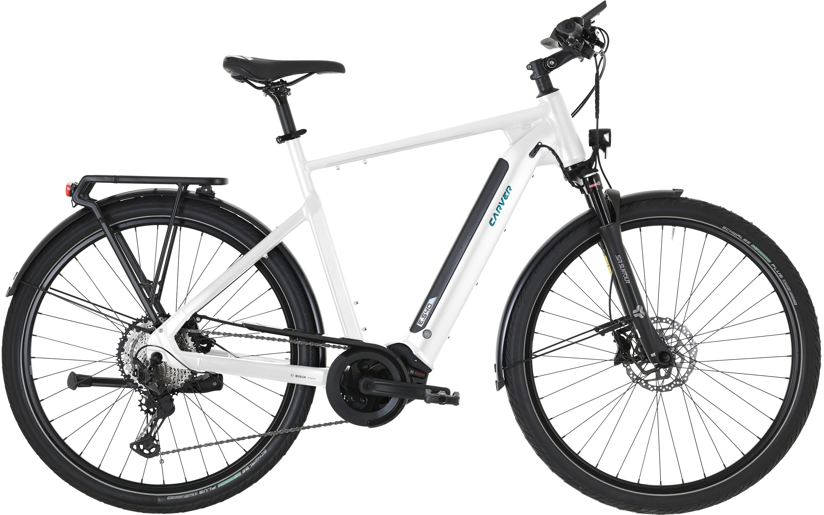 Carver Route E.540 Weiß - 625 Wh - 28 Zoll - Diamant (2026)